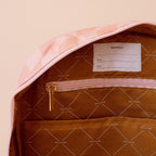 Peach Check Backpack - SECONDS