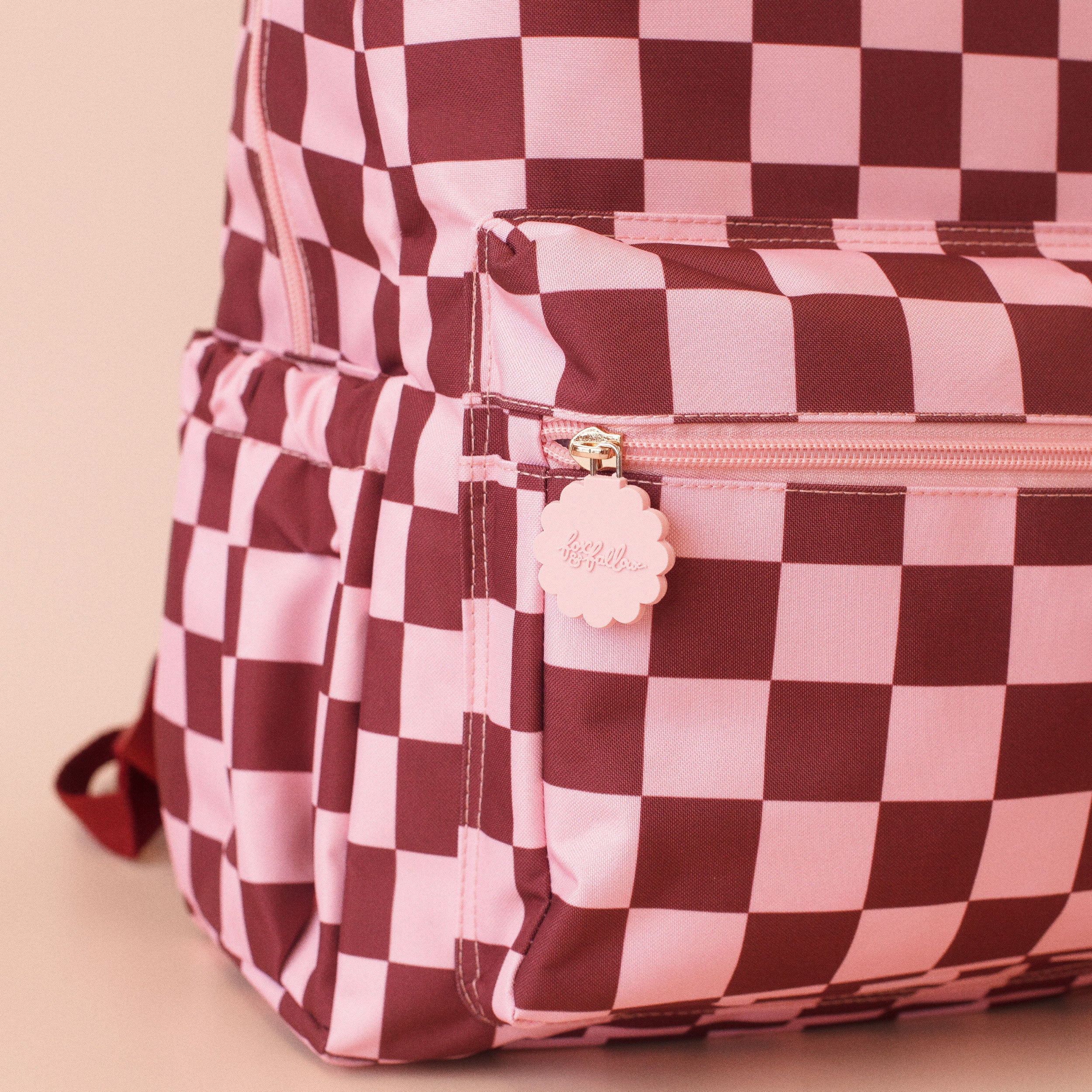 Cherry Check Backpack