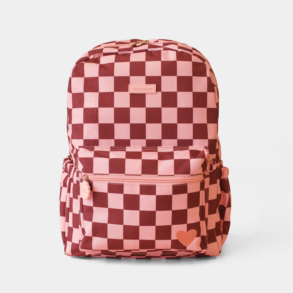 Cherry Check Backpack