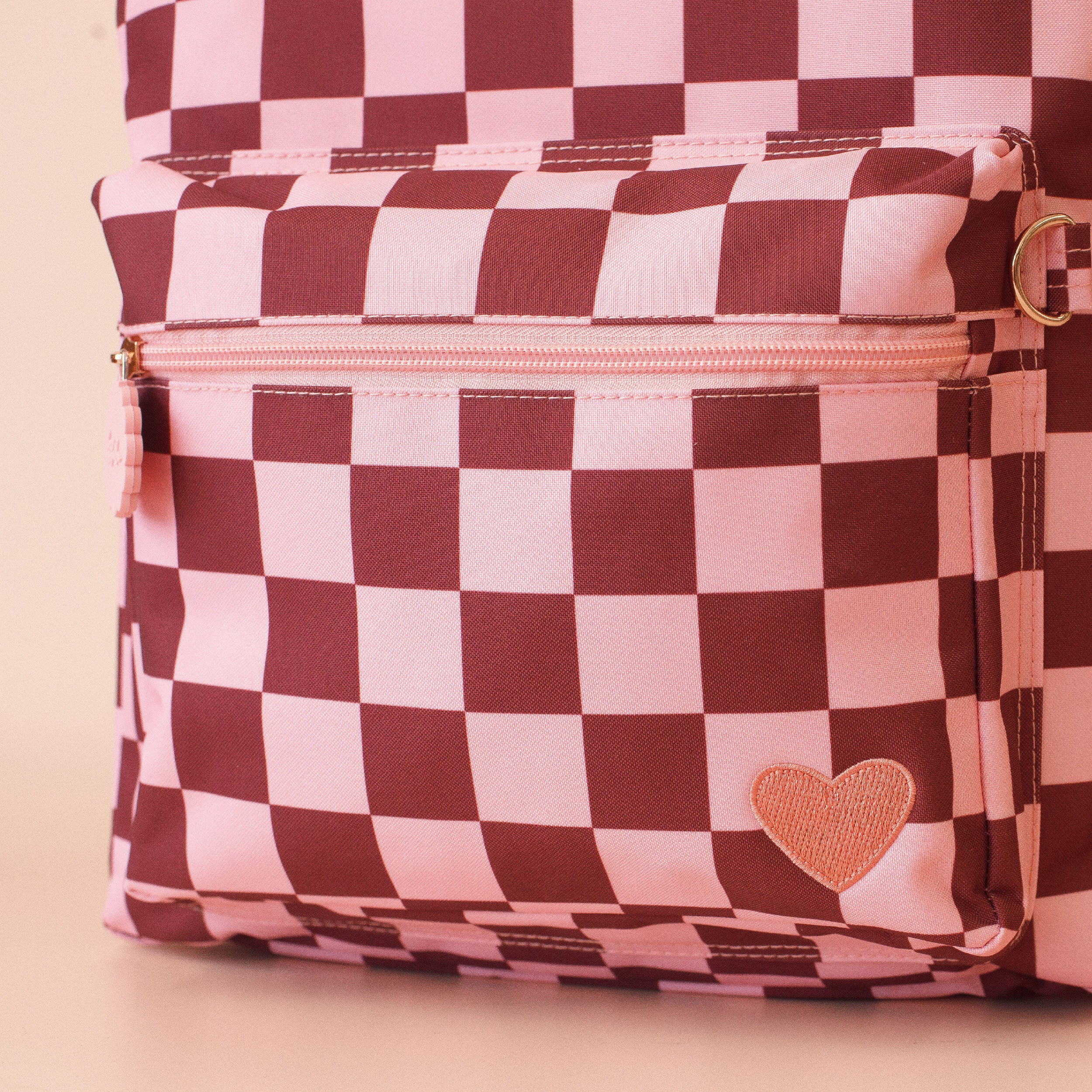 Cherry Check Backpack