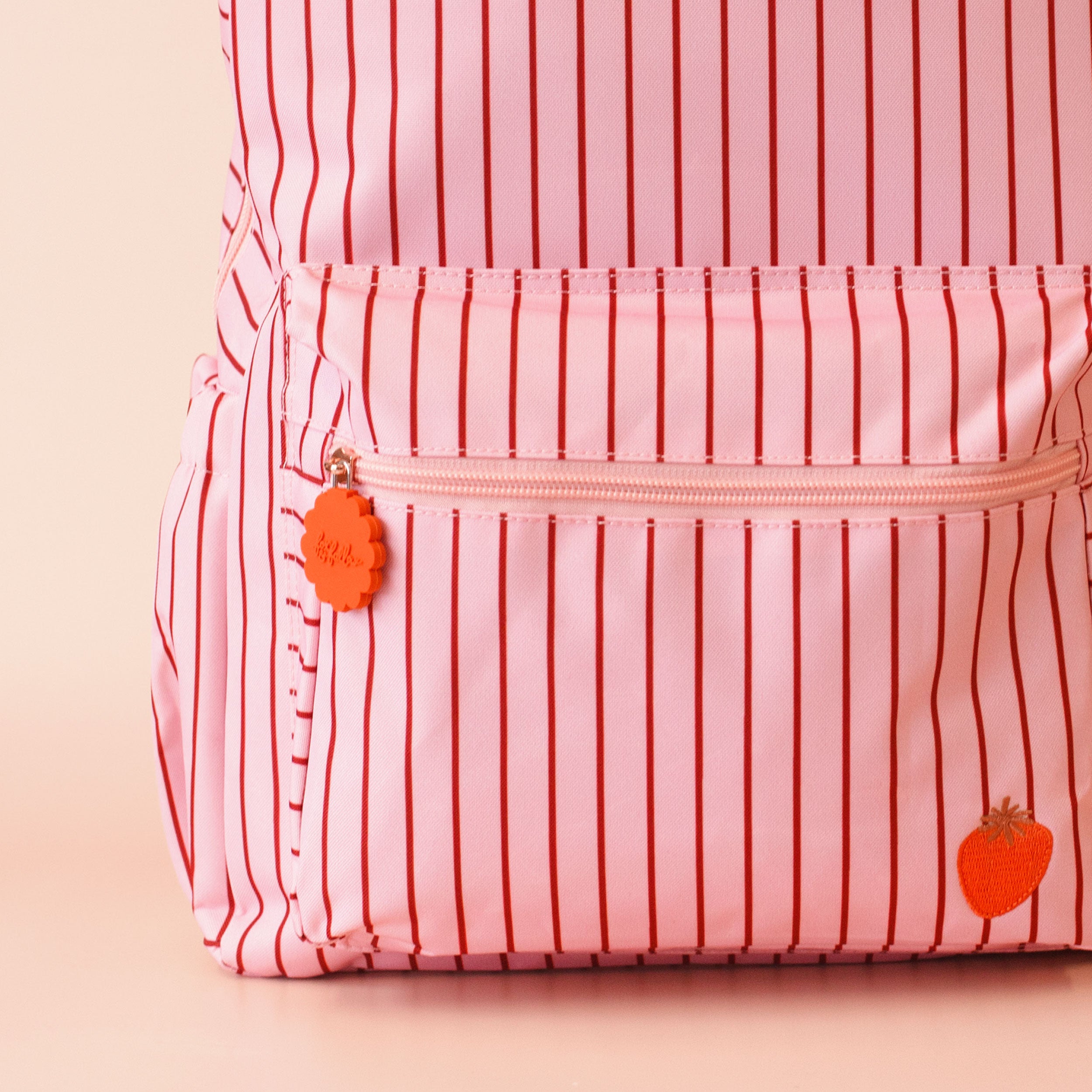 Strawberry Stripe Backpack - PRE-ORDER (JUNE)