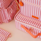 Strawberry Stripe Large Lunch Bag - PRE-ORDER (AUGUST)