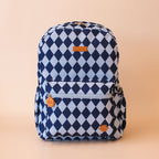 Navy Diamonds Backpack