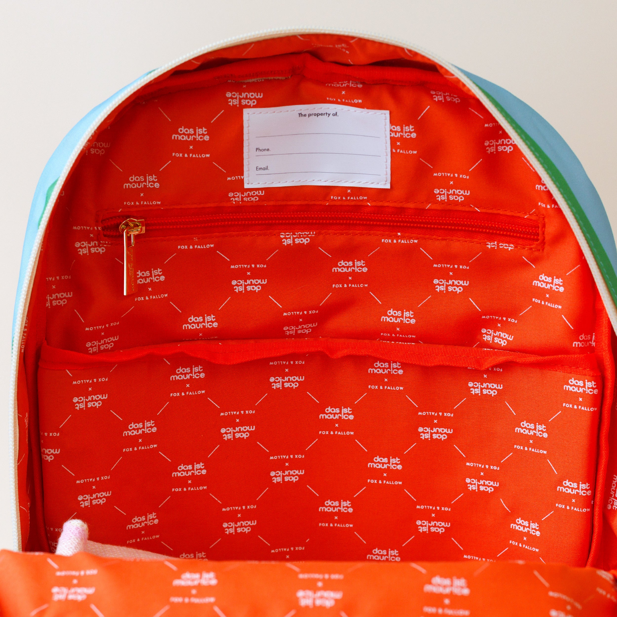 Fox & Fallow x Das Ist Maurice Stripes Junior Backpack - Medium 20L - PRE-ORDER (17 SEP)