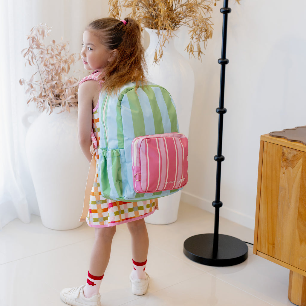 Fox & Fallow x Das Ist Maurice Stripes Junior Backpack - Medium 20L - PRE-ORDER (17 SEP)