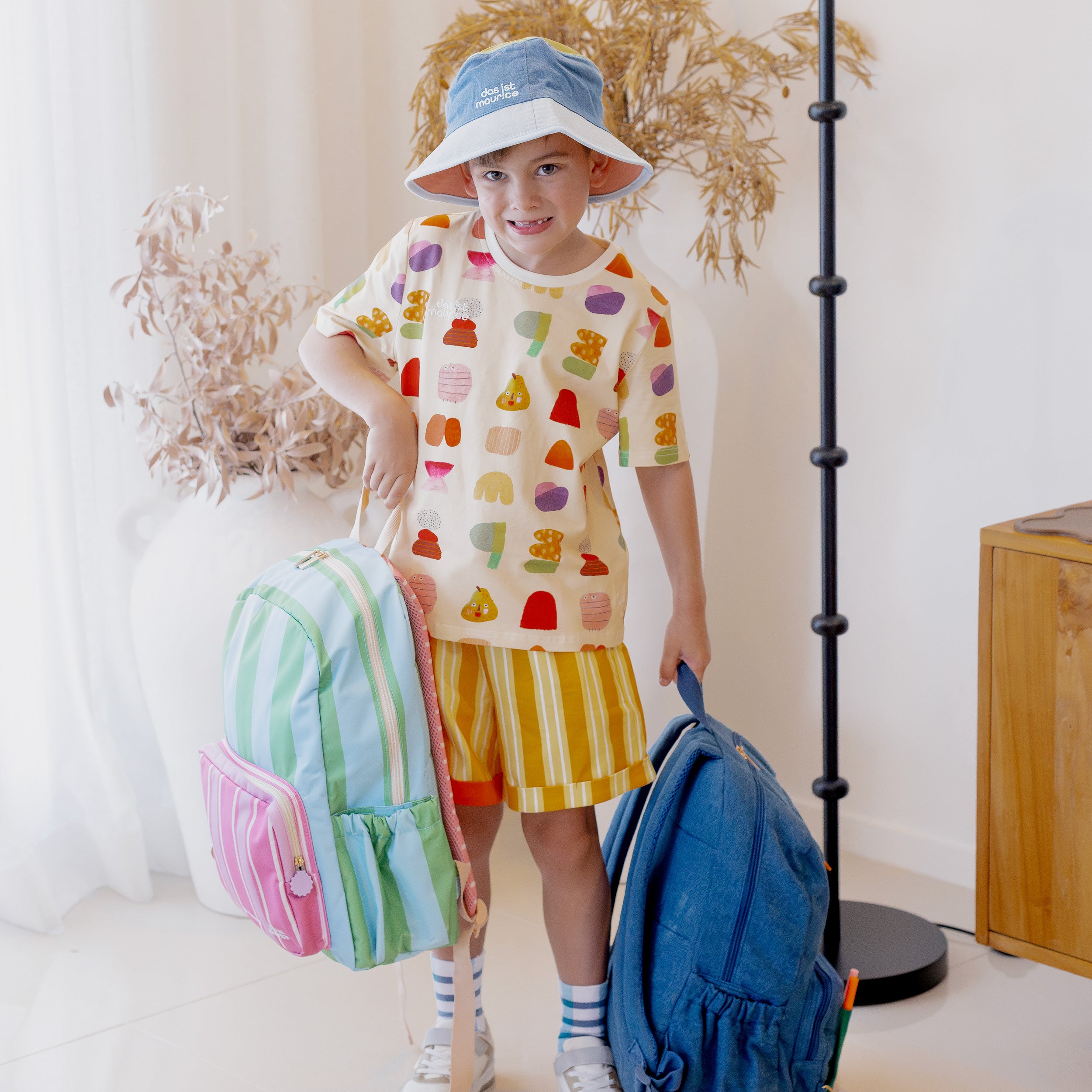 Fox & Fallow x Das Ist Maurice Denim Pocket Junior Backpack - Medium 20L - PRE-ORDER (17 SEP)