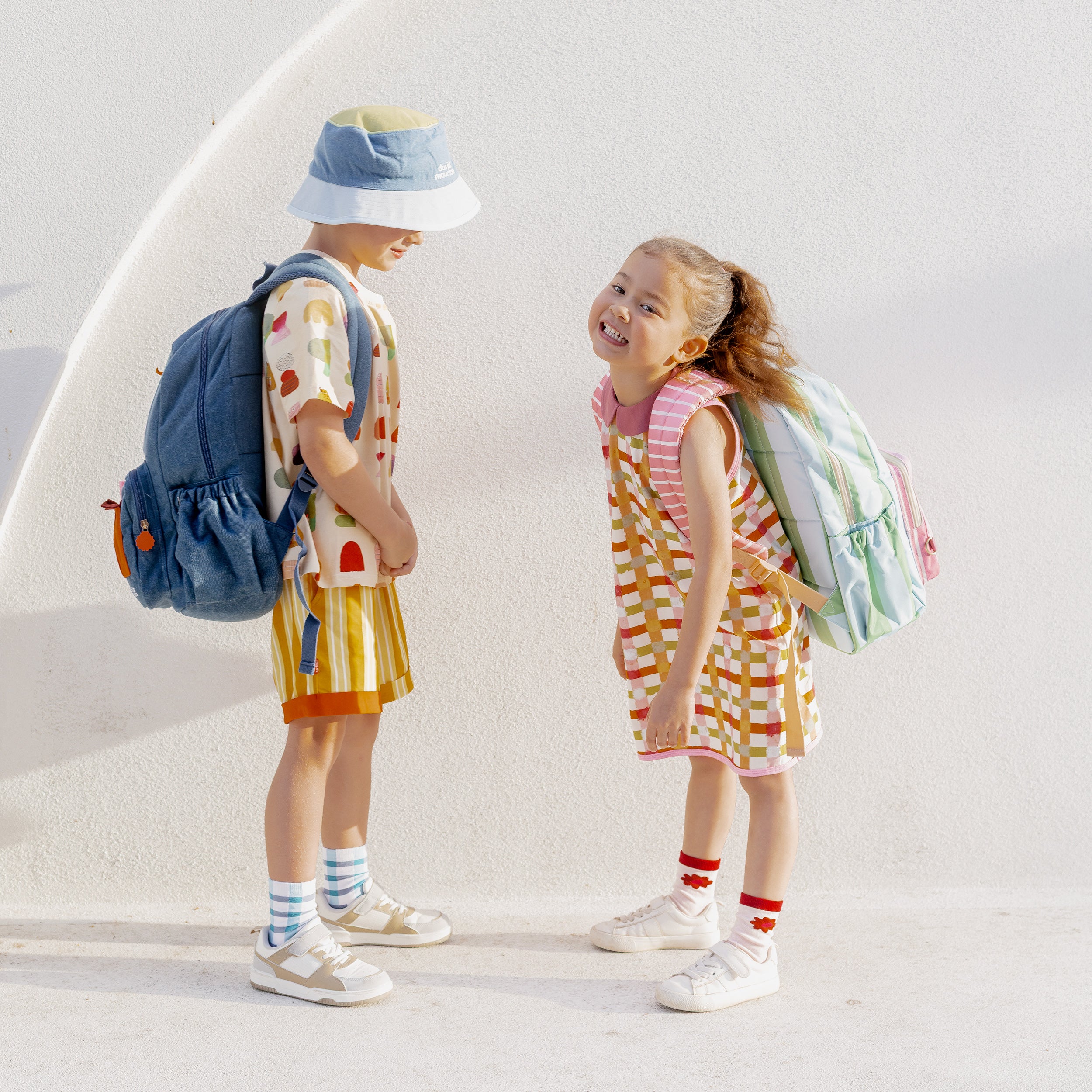 Fox & Fallow x Das Ist Maurice Stripes Junior Backpack - Medium 20L - PRE-ORDER (17 SEP)