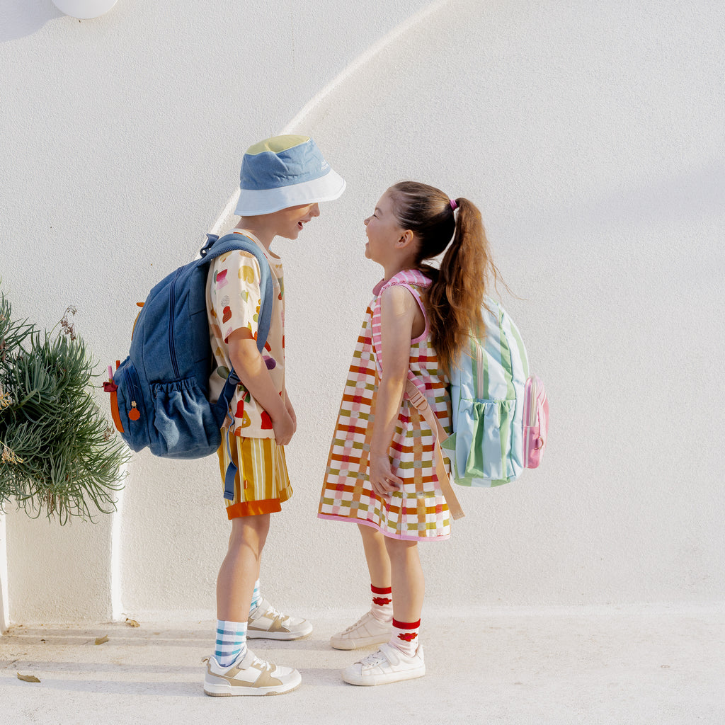 Fox & Fallow x Das Ist Maurice Stripes Junior Backpack - Medium 20L - PRE-ORDER (17 SEP)