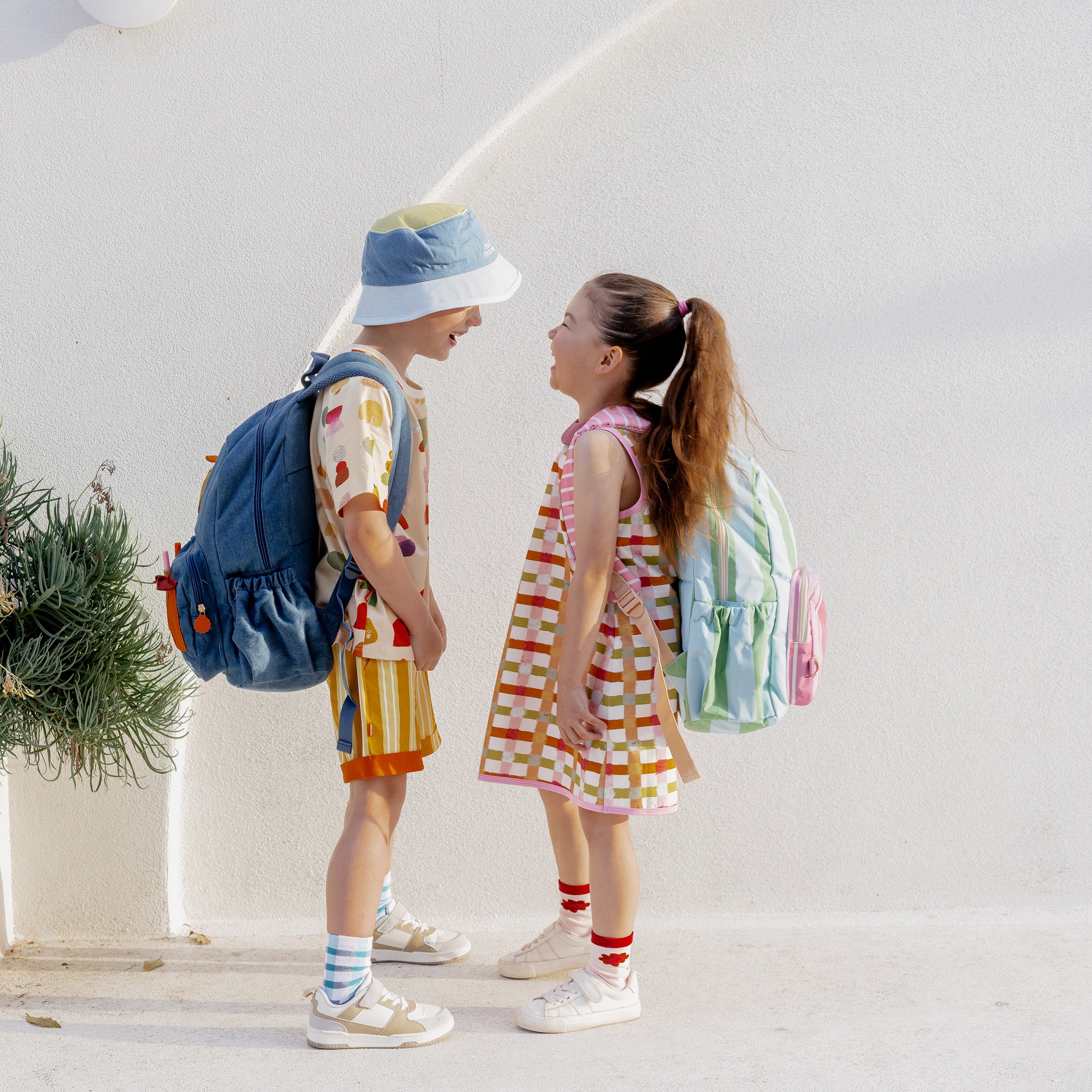 Fox & Fallow x Das Ist Maurice Stripes Junior Backpack - Medium 20L - PRE-ORDER (17 SEP)