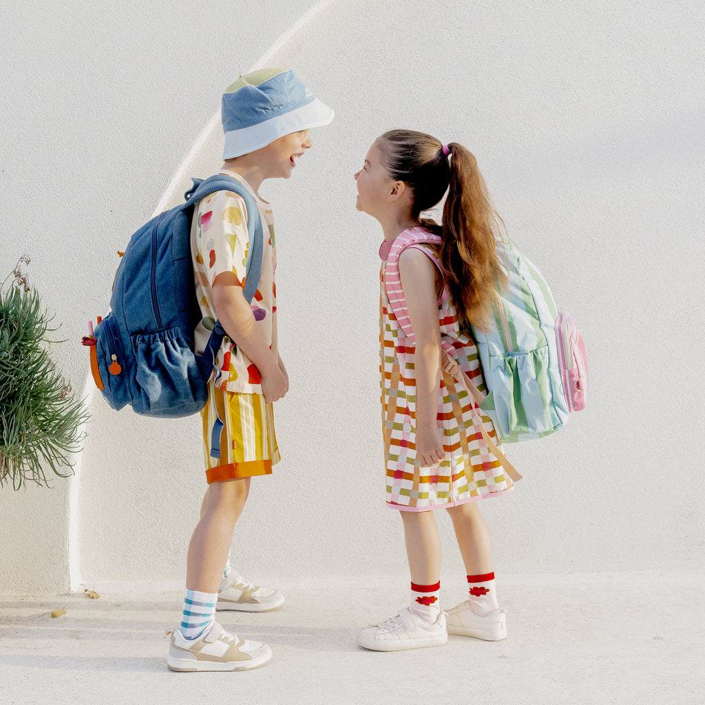 Fox & Fallow x Das Ist Maurice Stripes Junior Backpack - Medium 20L - PRE-ORDER (17 SEP)