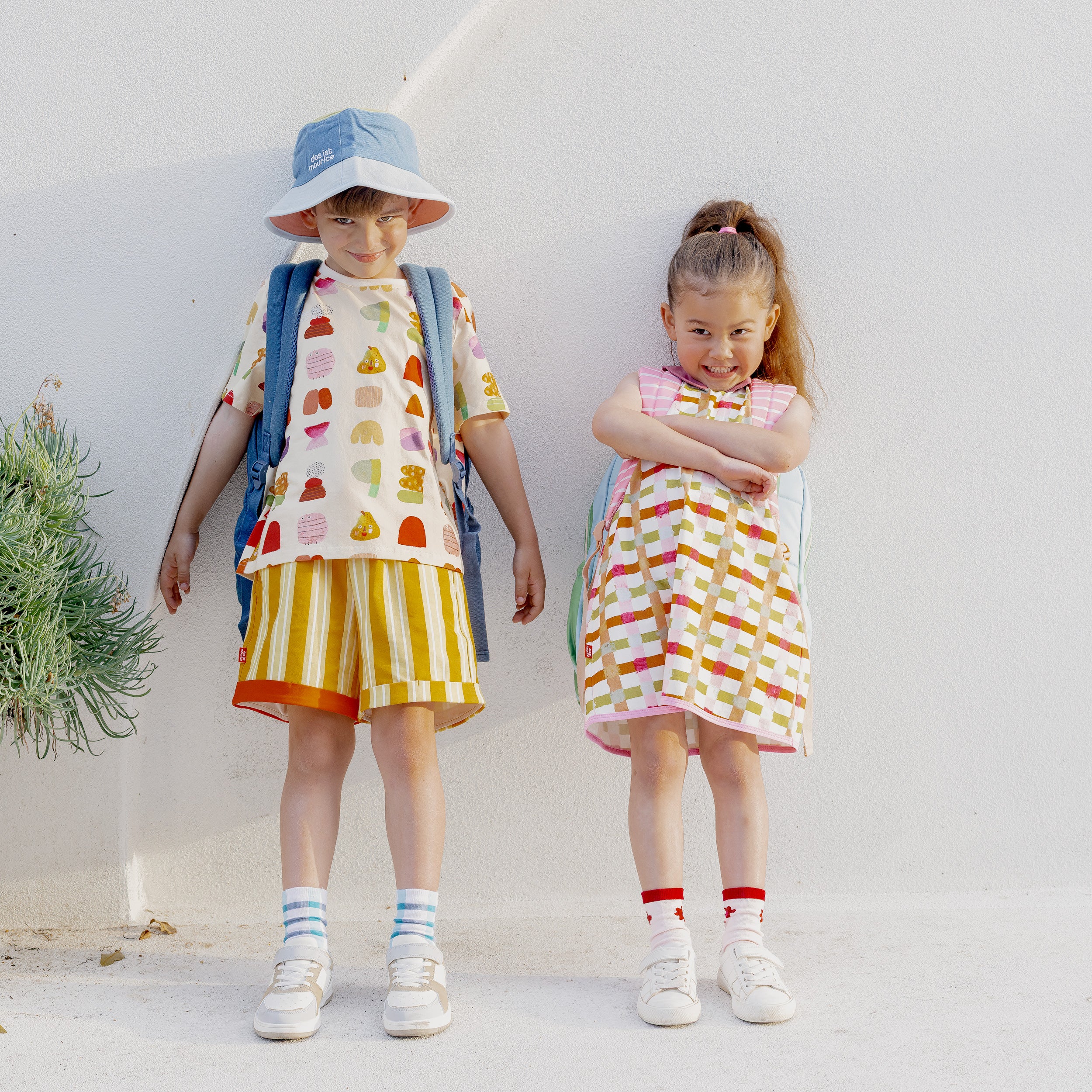 Fox & Fallow x Das Ist Maurice Stripes Junior Backpack - Medium 20L - PRE-ORDER (17 SEP)