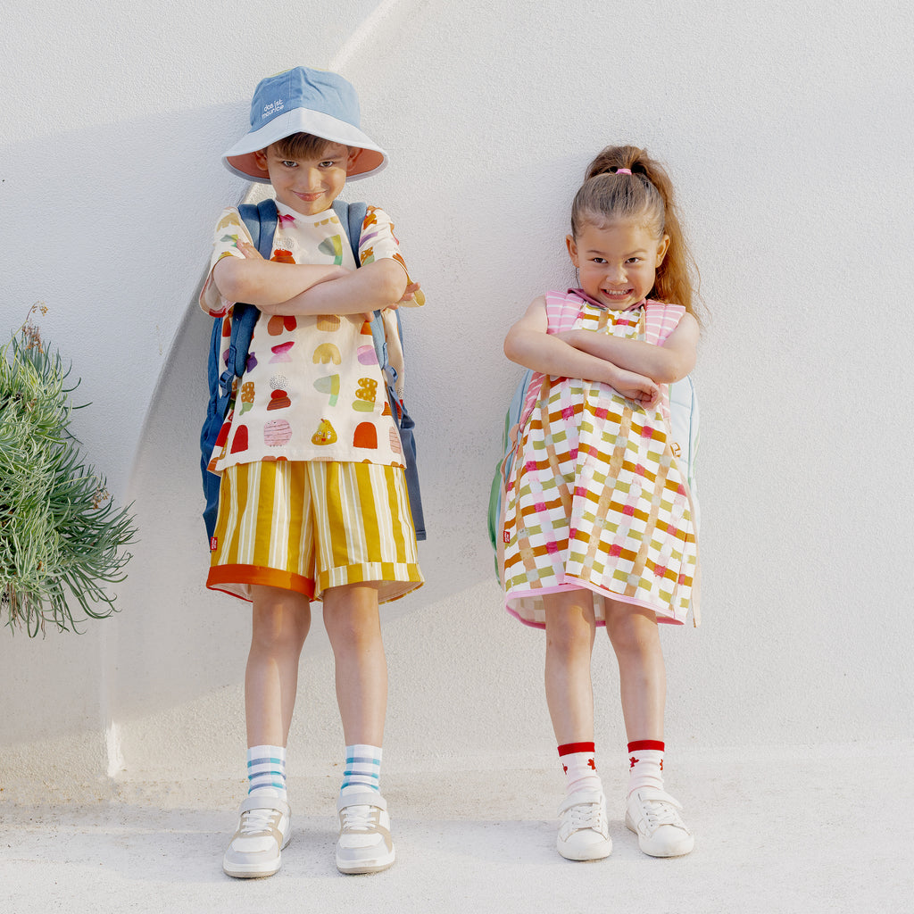 Fox & Fallow x Das Ist Maurice Stripes Junior Backpack - Medium 20L - PRE-ORDER (17 SEP)