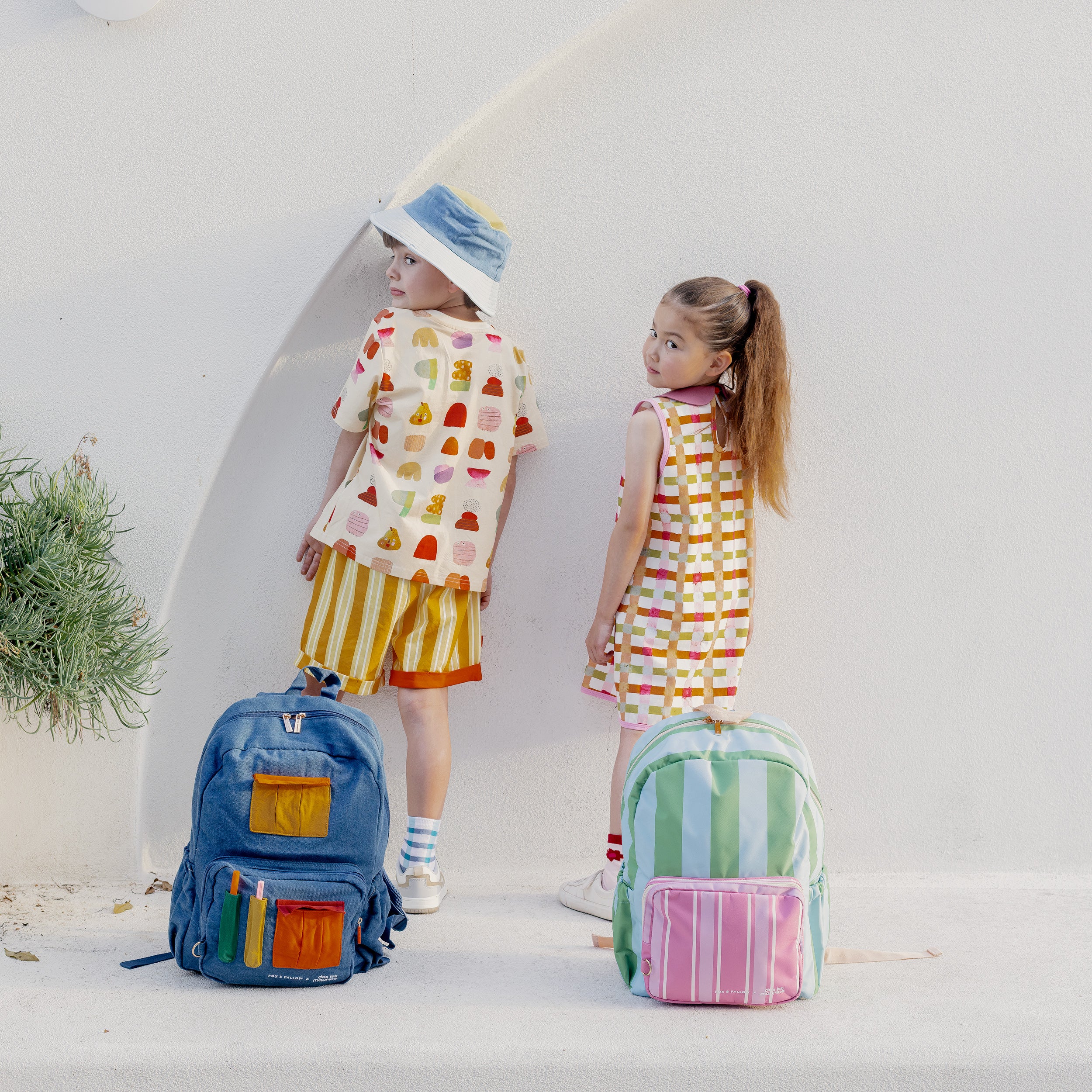 Fox & Fallow x Das Ist Maurice Denim Pocket Junior Backpack - Medium 20L - PRE-ORDER (17 SEP)