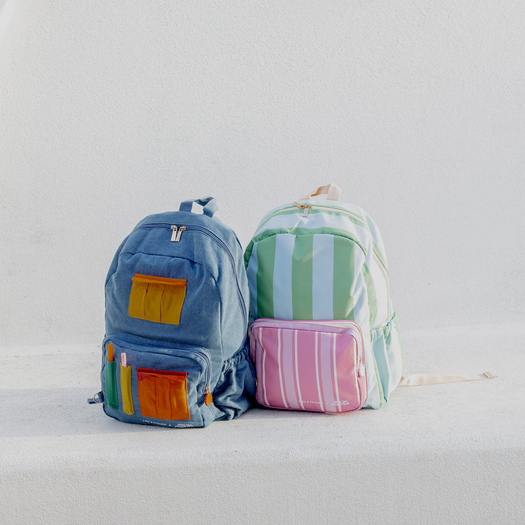 Fox & Fallow x Das Ist Maurice Stripes Junior Backpack - Medium 20L - PRE-ORDER (17 SEP)