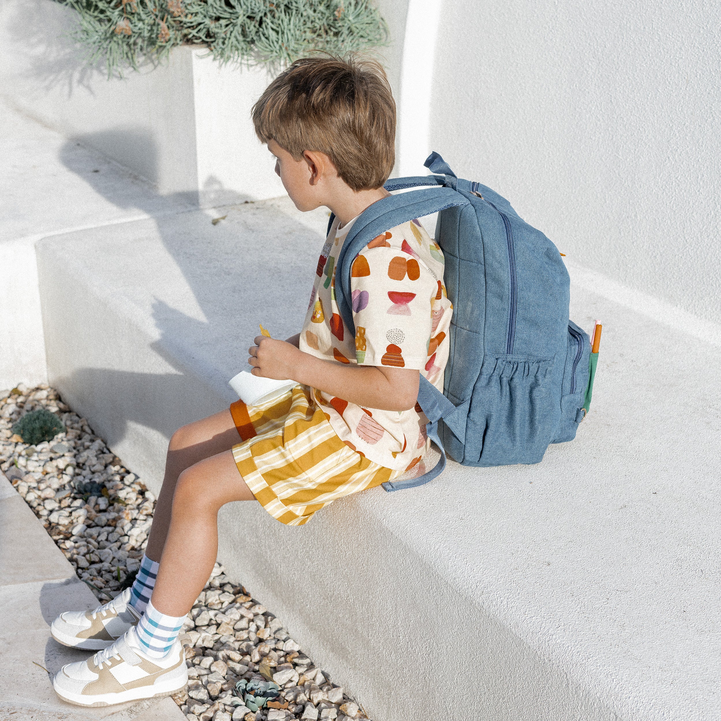 Fox & Fallow x Das Ist Maurice Denim Pocket Junior Backpack - Medium 20L - PRE-ORDER (17 SEP)