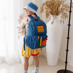 Fox & Fallow x Das Ist Maurice Denim Pocket Junior Backpack - Medium 20L - PRE-ORDER (17 SEP)