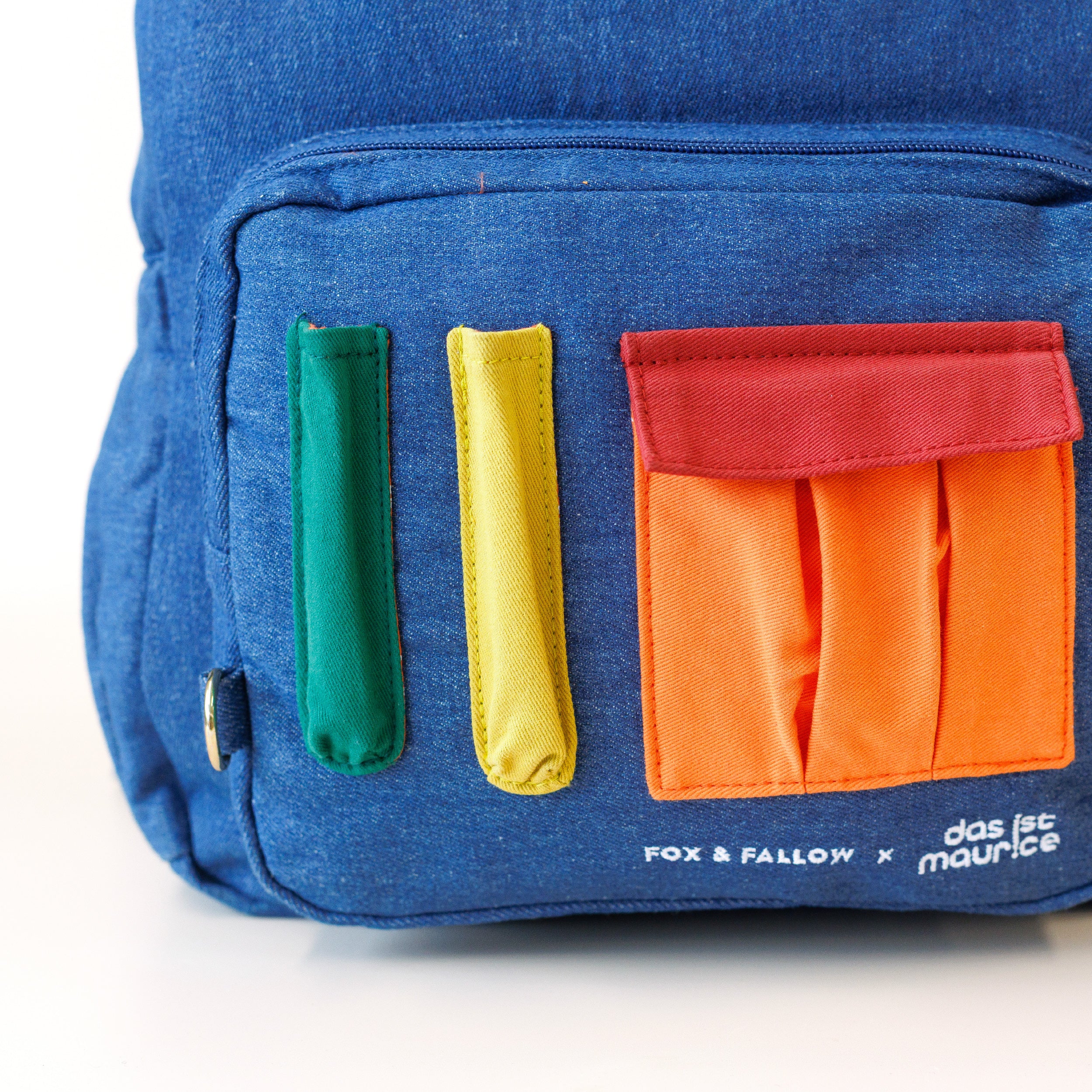 Fox & Fallow x Das Ist Maurice Denim Pocket Junior Backpack - Medium 20L - PRE-ORDER (17 SEP)