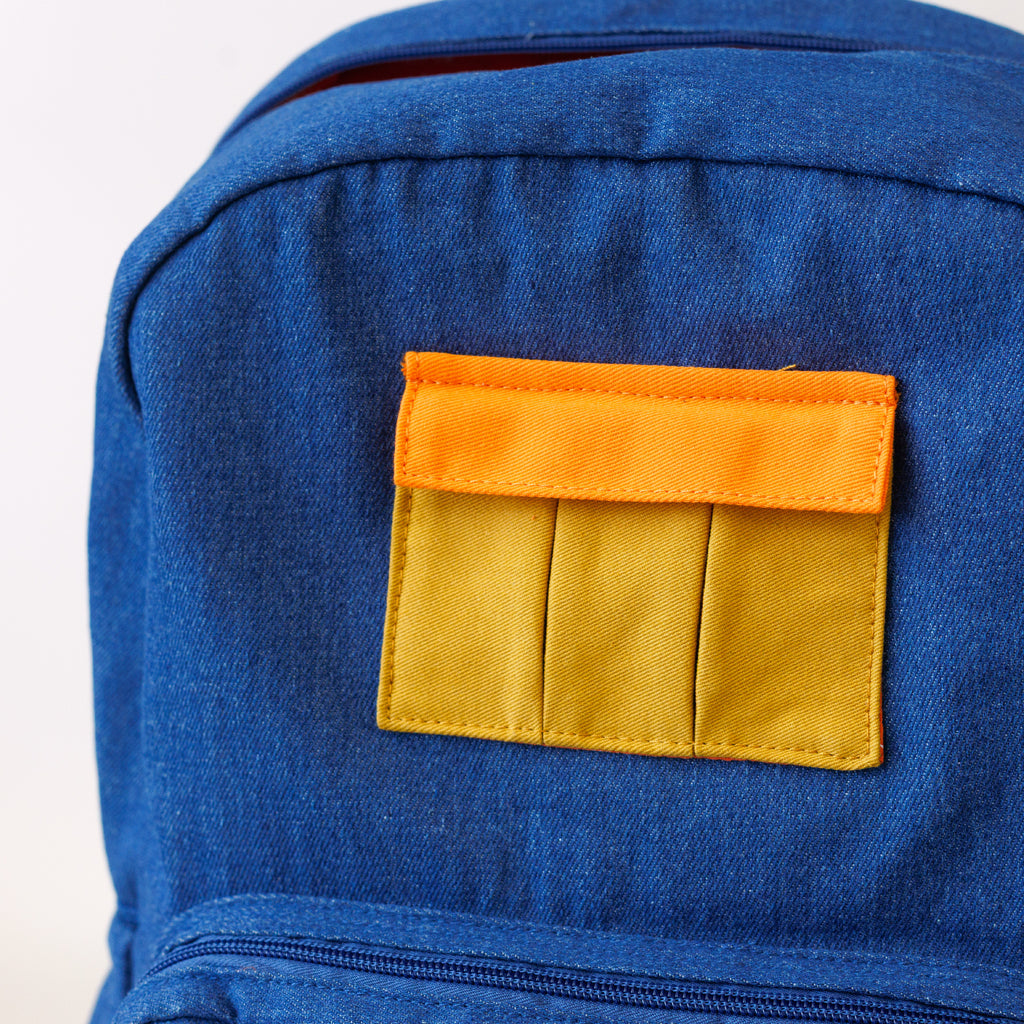 Fox & Fallow x Das Ist Maurice Denim Pocket Junior Backpack - Medium 20L - PRE-ORDER (17 SEP)