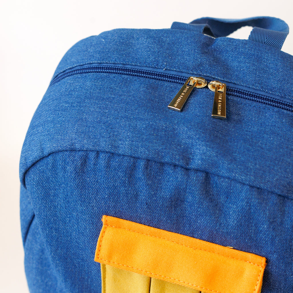 Fox & Fallow x Das Ist Maurice Denim Pocket Junior Backpack - Medium 20L - PRE-ORDER (17 SEP)