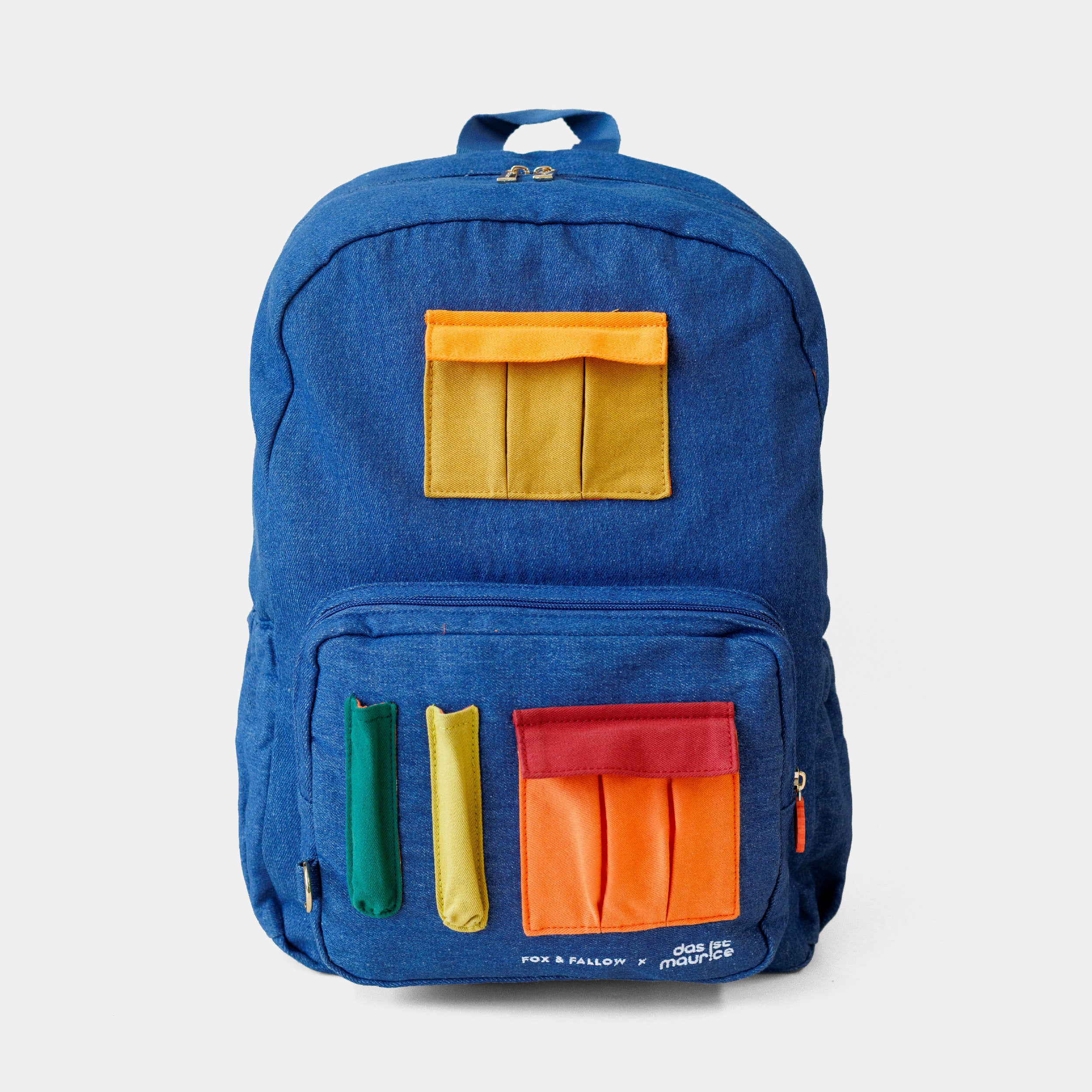 Fox & Fallow x Das Ist Maurice Denim Pocket Junior Backpack - Medium 20L - PRE-ORDER (17 SEP)