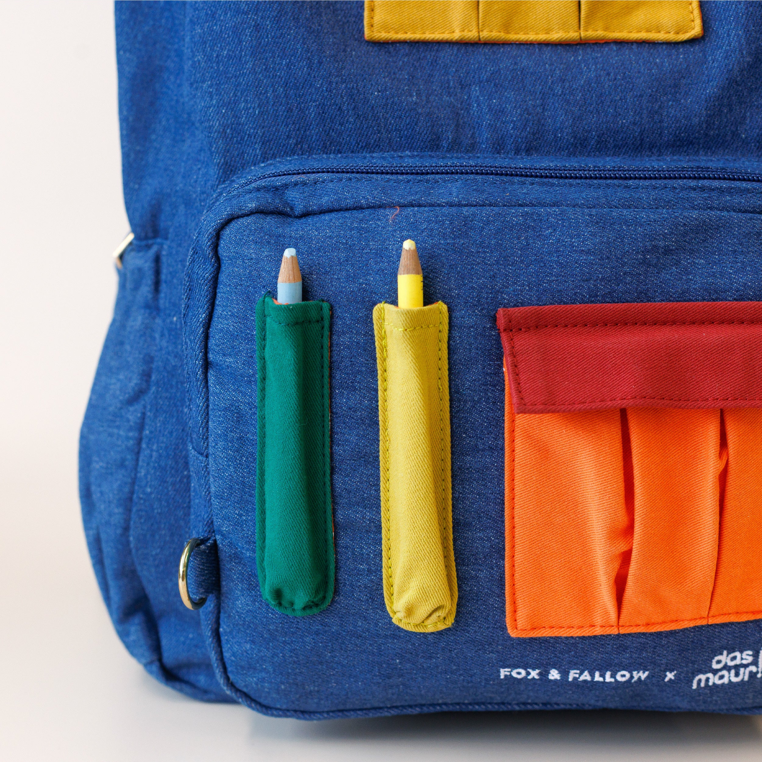 Fox & Fallow x Das Ist Maurice Denim Pocket Junior Backpack - Medium 20L - PRE-ORDER (17 SEP)