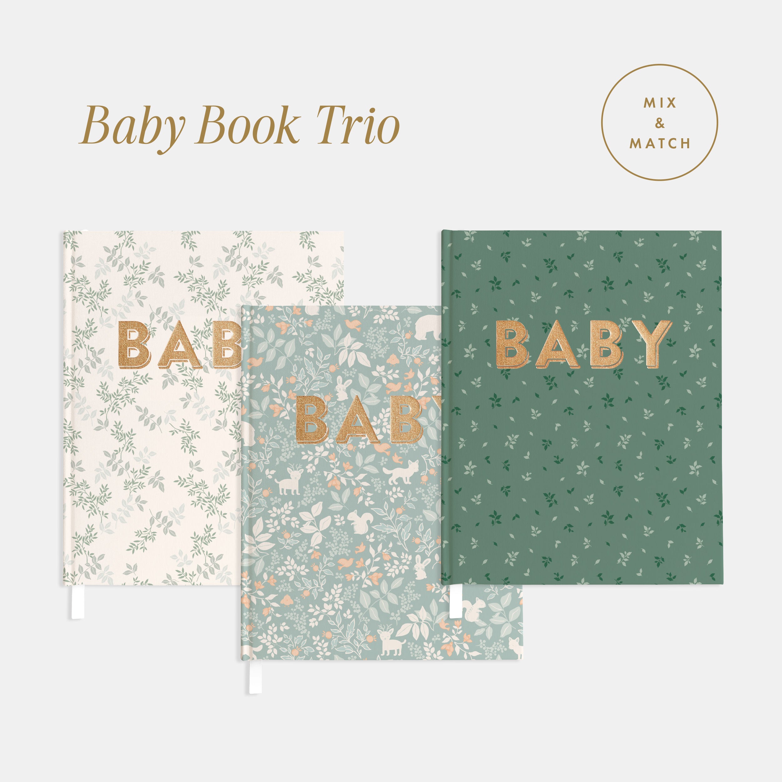 Baby Book Trio Bundle (Large)