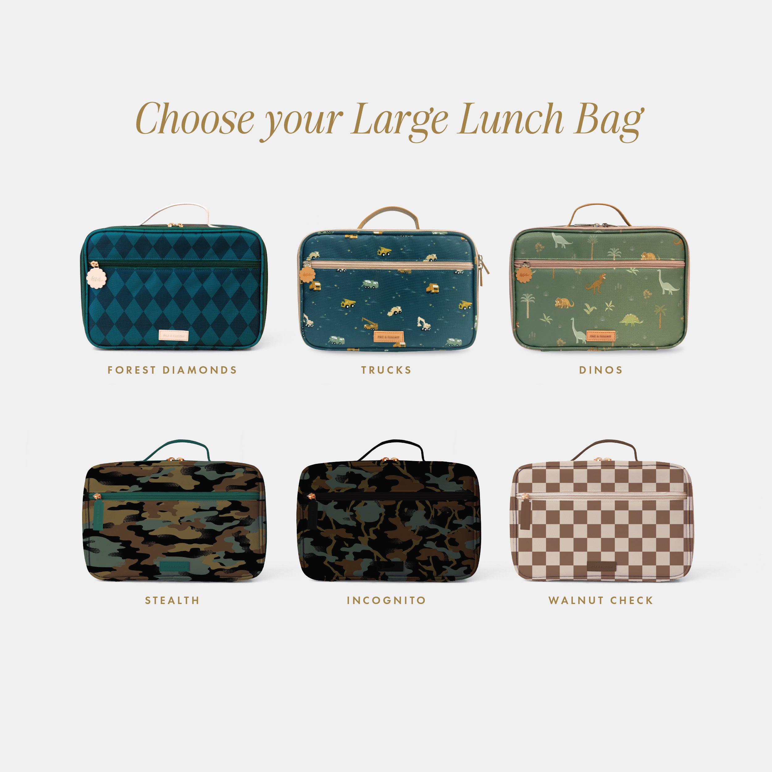 Campus Backpack + Lunch Bag Trio Bundle - PRE-ORDER (OCTOBER)