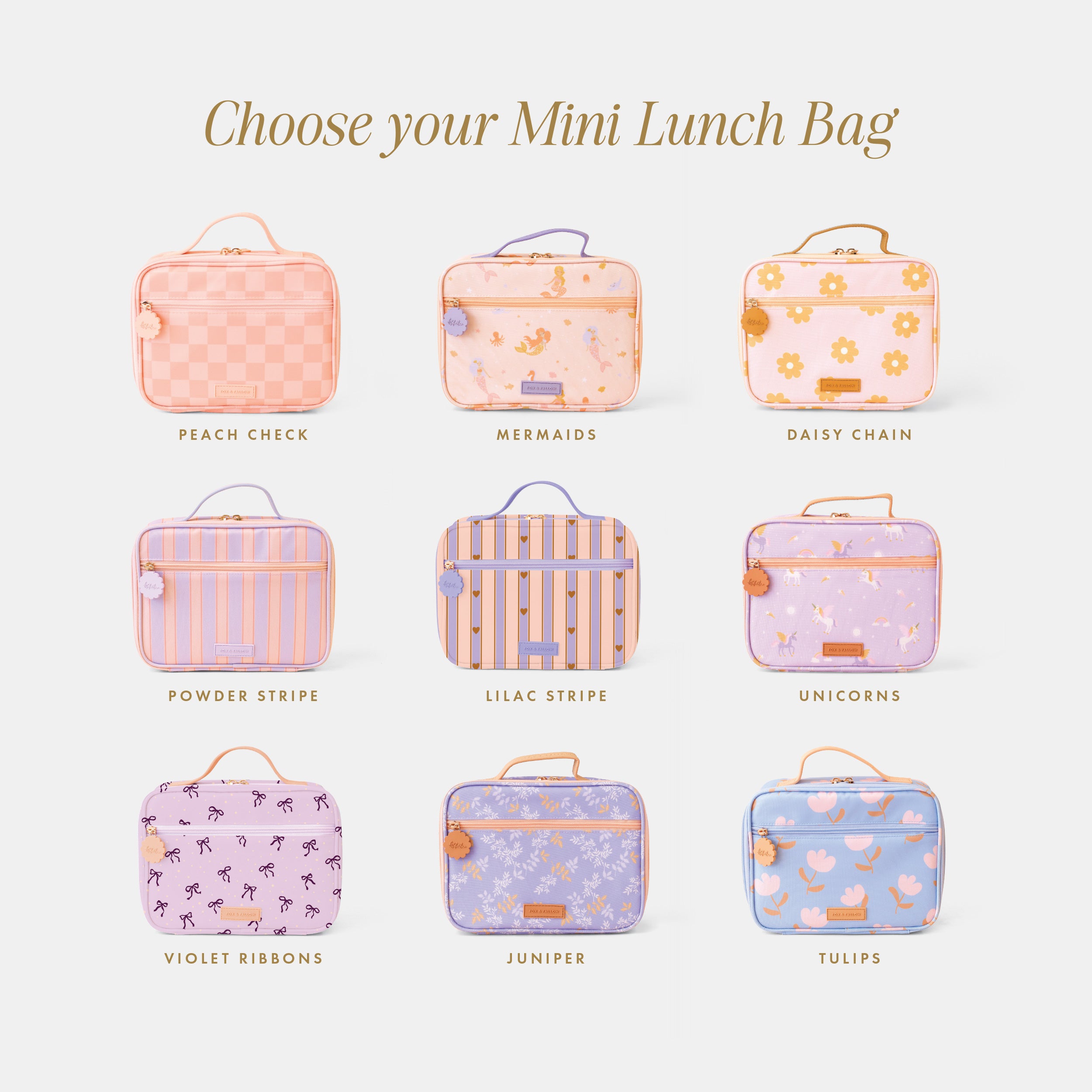 Campus Backpack + Lunch Bag Trio Bundle - PRE-ORDER (OCTOBER)