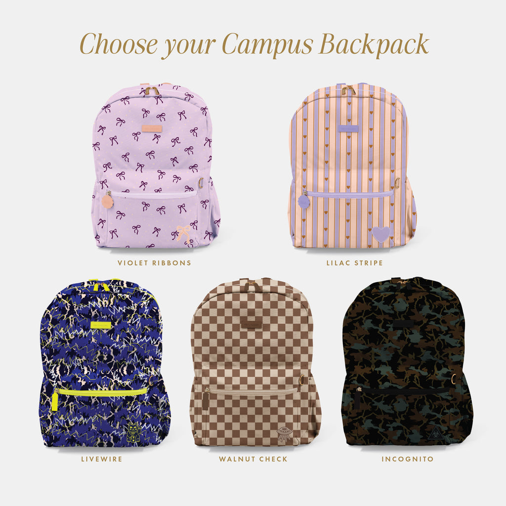 Campus Backpack + Lunch Bag Trio Bundle - PRE-ORDER (OCTOBER)