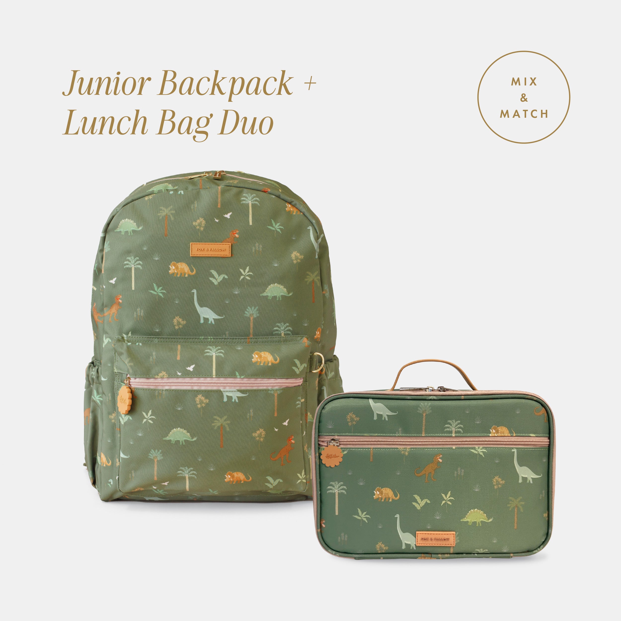Junior Backpack + Lunch Bag Duo Bundle