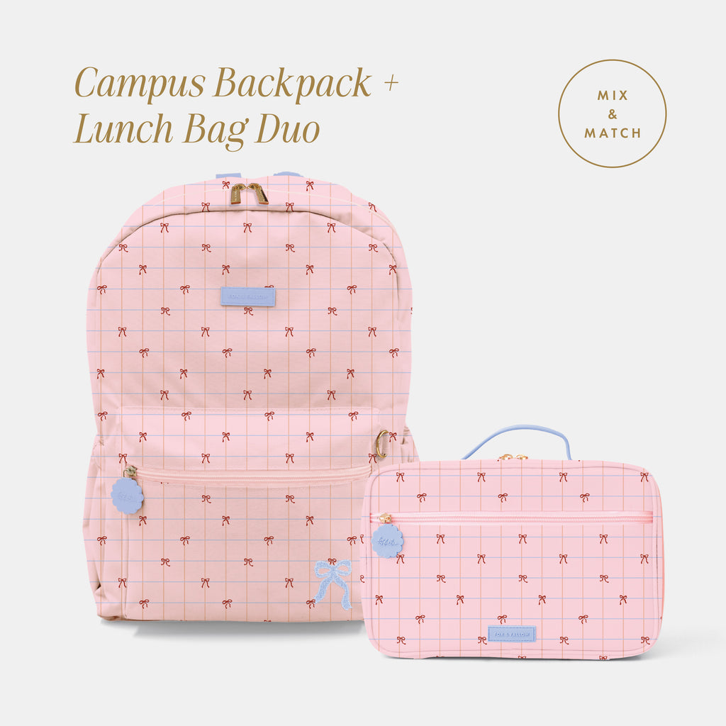 Campus Backpack + Lunch Bag Duo Bundle - PRE-ORDER (OCTOBER)
