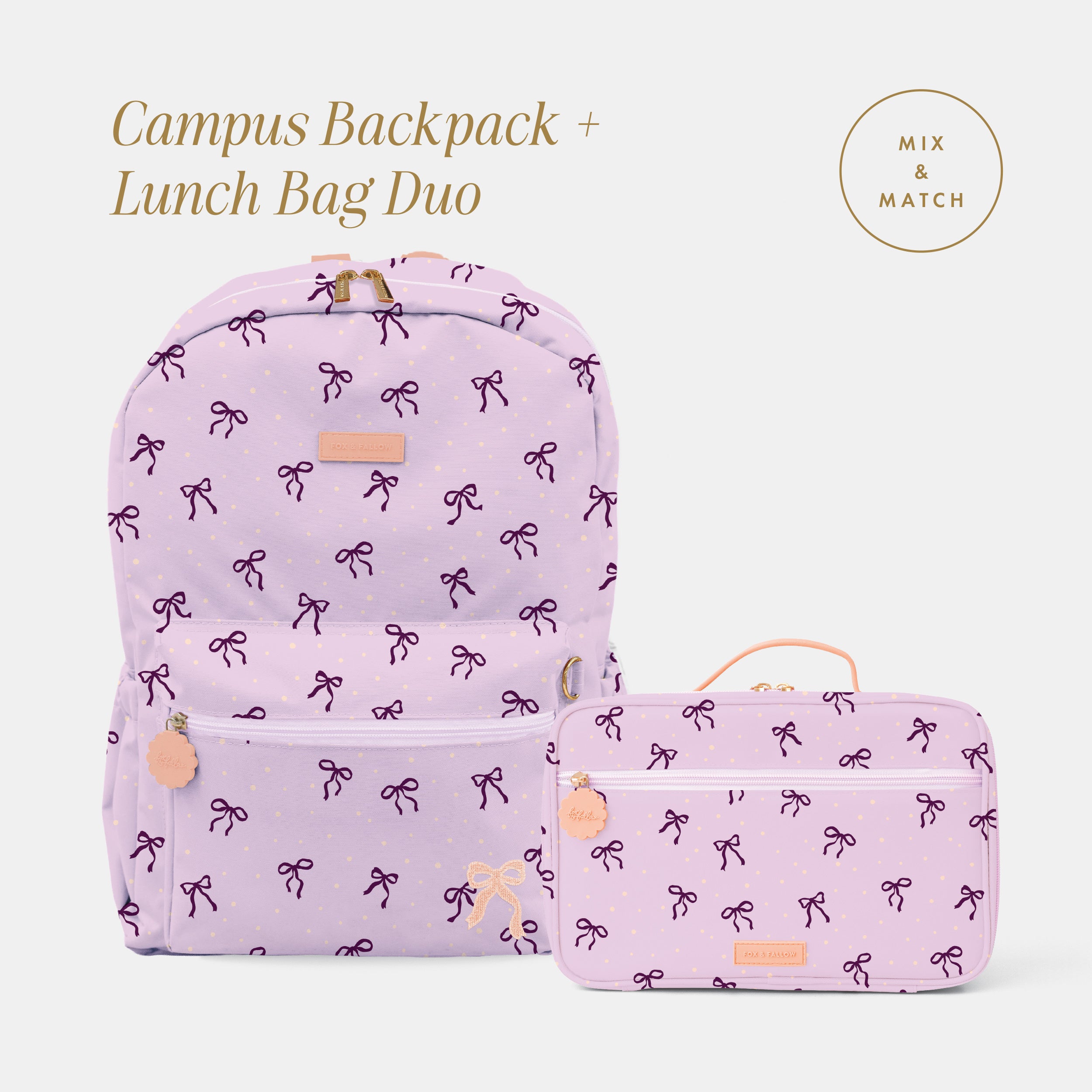 Campus Backpack + Lunch Bag Duo Bundle - PRE-ORDER (OCTOBER)