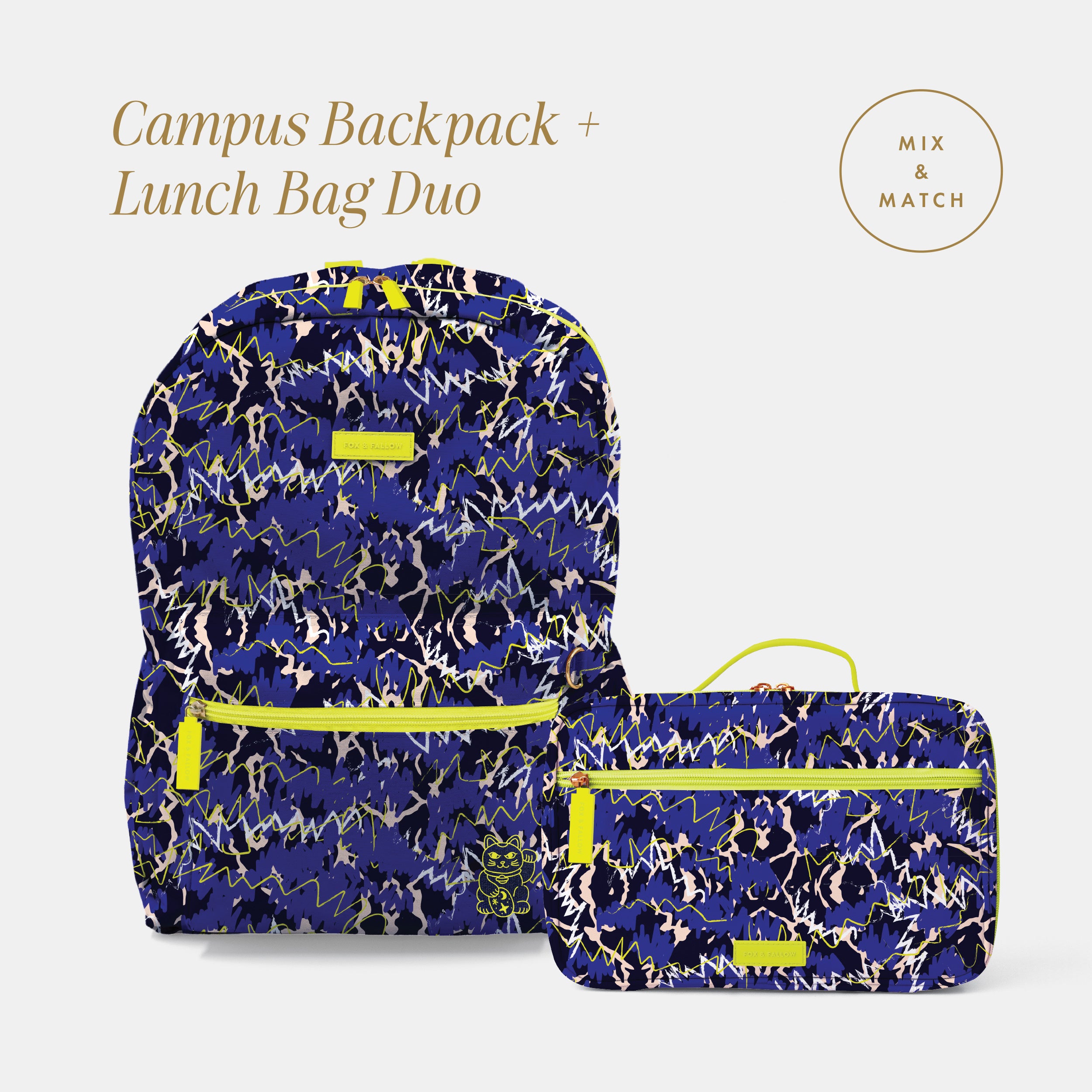 Campus Backpack + Lunch Bag Duo Bundle - PRE-ORDER (OCTOBER)