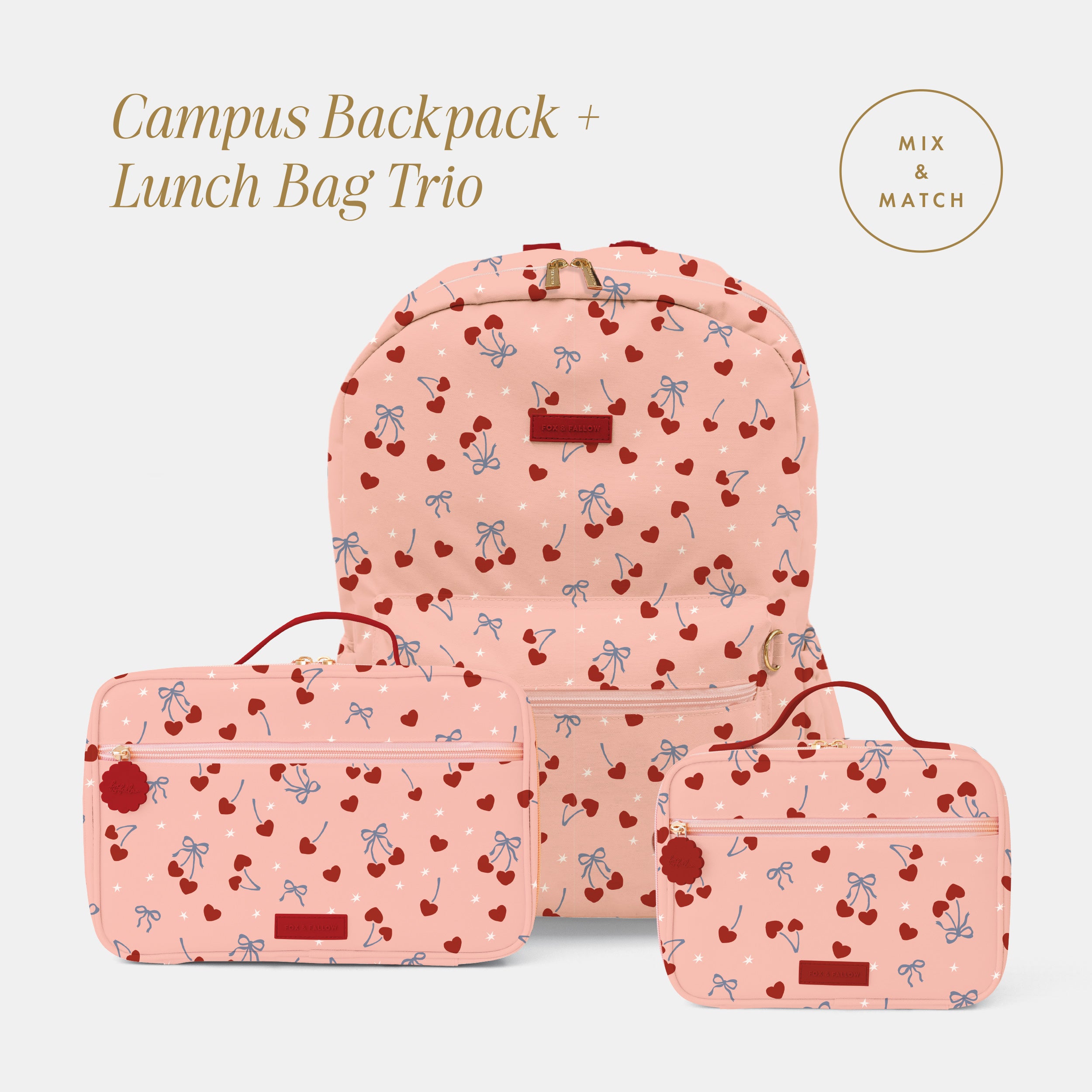 Campus Backpack + Lunch Bag Trio Bundle - PRE-ORDER (OCTOBER)