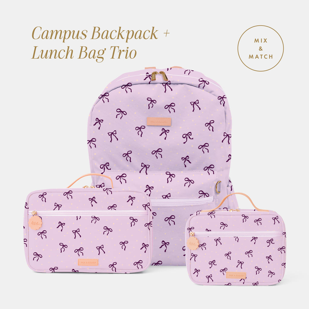 Campus Backpack + Lunch Bag Trio Bundle - PRE-ORDER (OCTOBER)