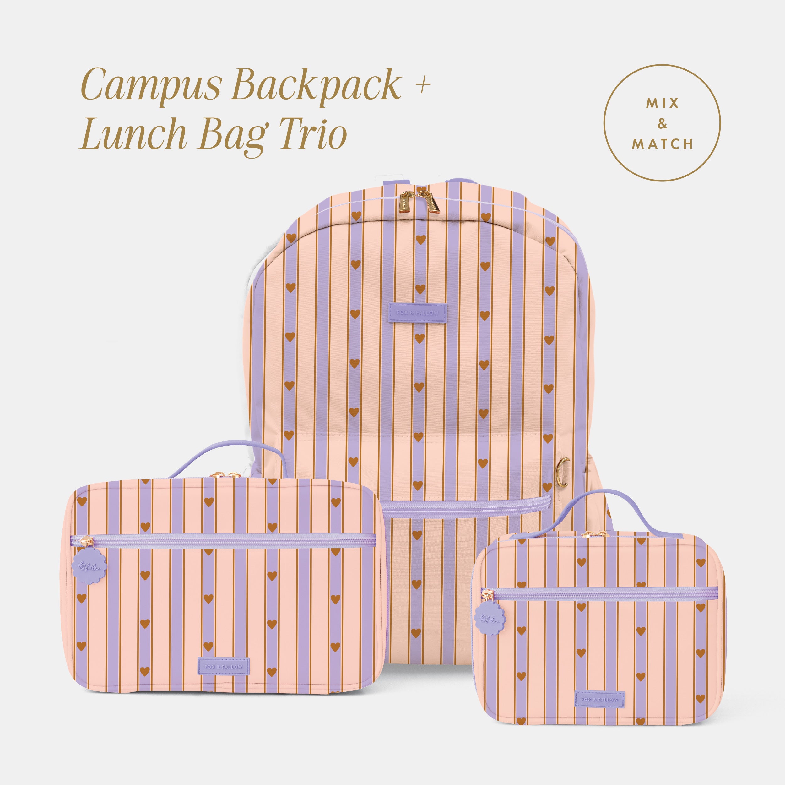 Campus Backpack + Lunch Bag Trio Bundle - PRE-ORDER (OCTOBER)