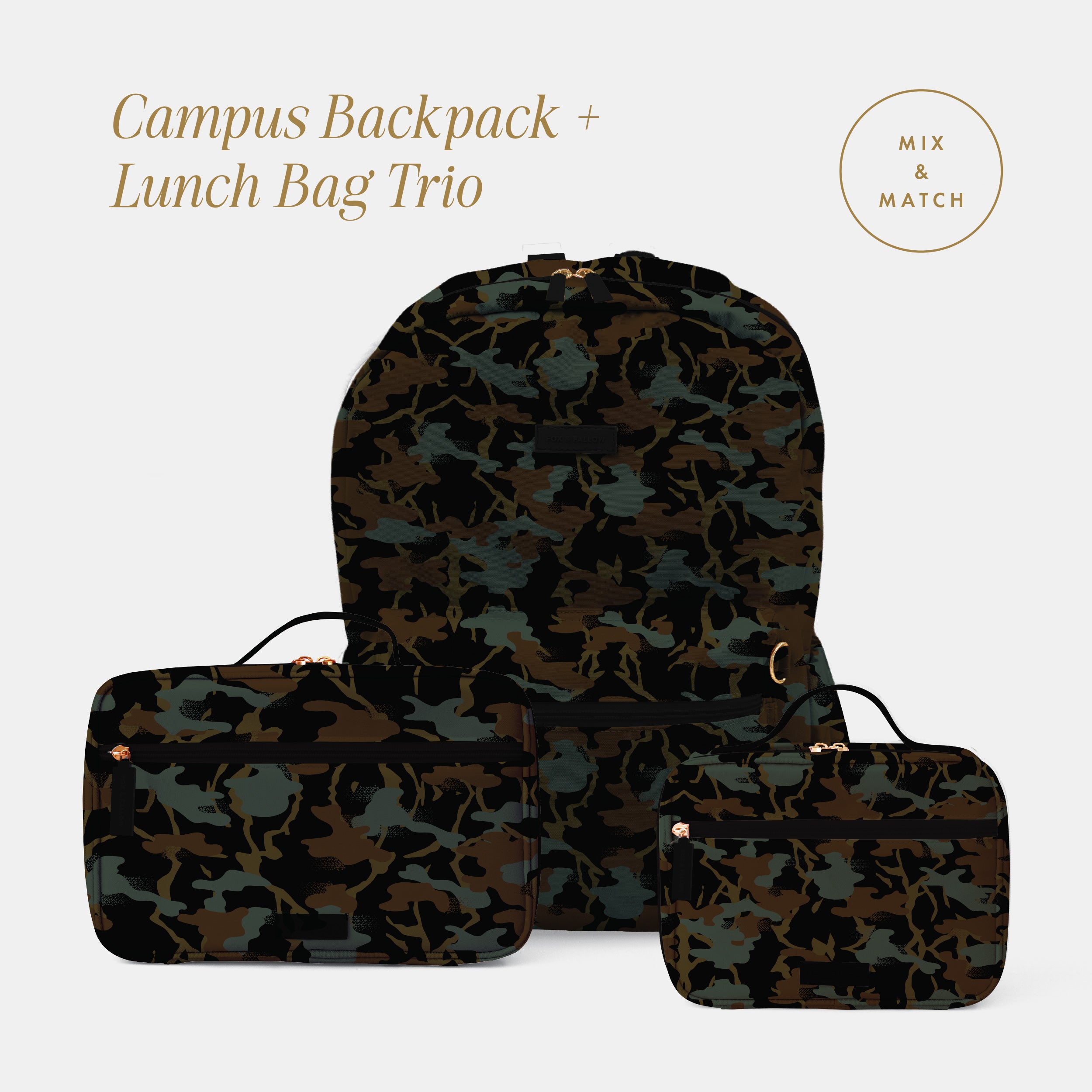 Campus Backpack + Lunch Bag Trio Bundle - PRE-ORDER (OCTOBER)