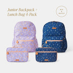 Junior Backpack + Lunch Bag 4-Pack Bundle