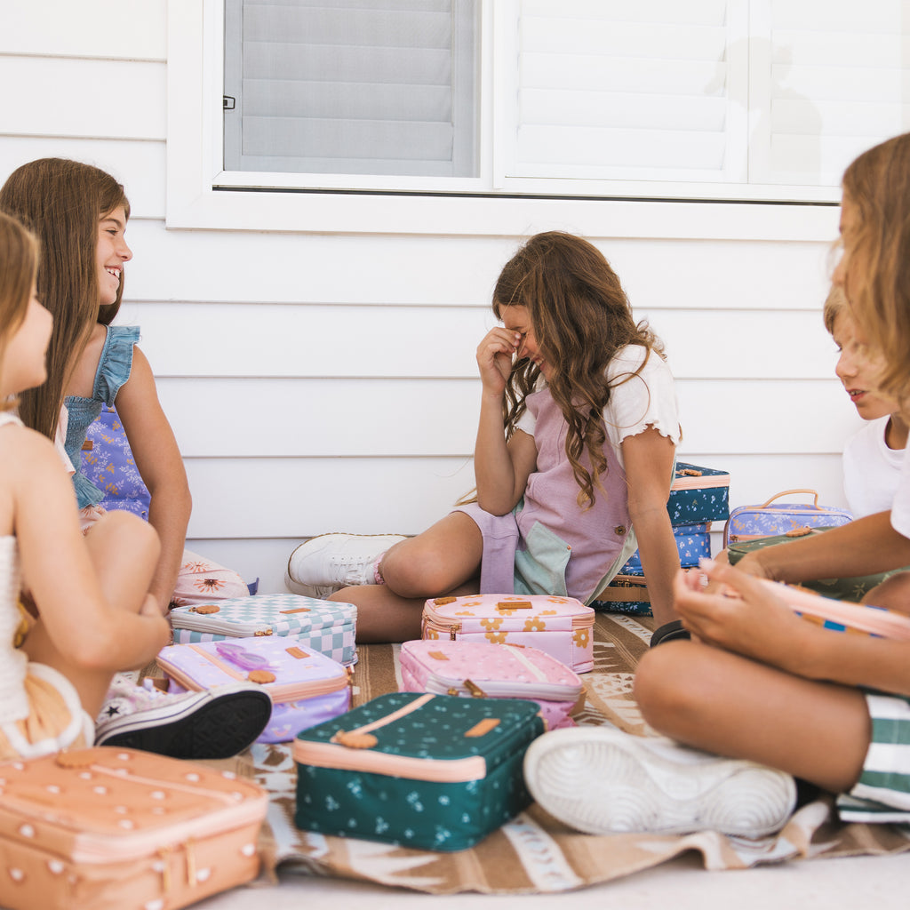 Sage Check Mini Lunch Bag - SECONDS