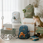 Sage Check Large Lunch Bag - SECONDS