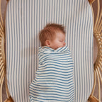 Breton Stripe Muslin Wrap Swaddle