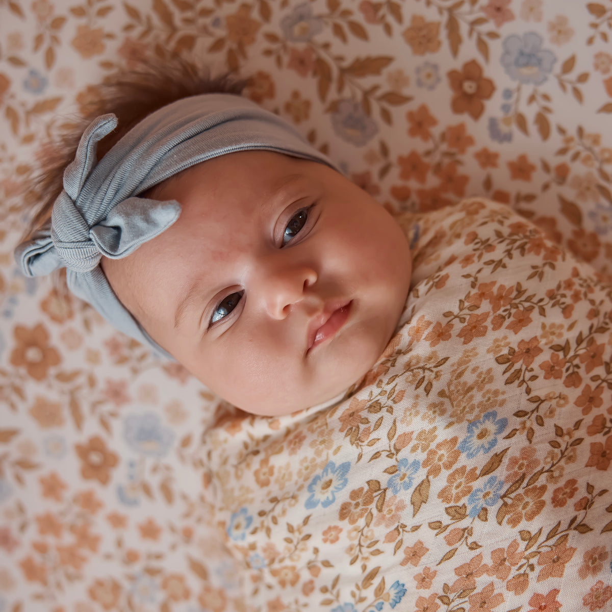 Broderie Organic Fitted Cot Sheet