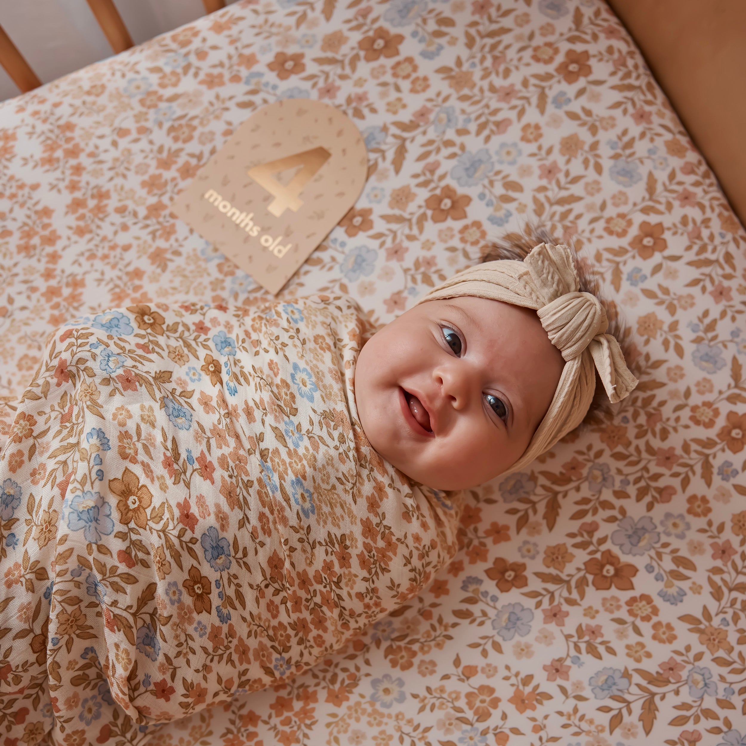 Broderie Organic Muslin Wrap Swaddle