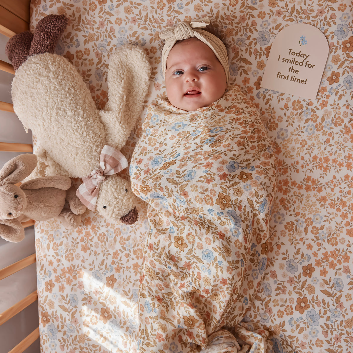 Broderie Organic Fitted Bassinet Sheet/Change Pad Cover