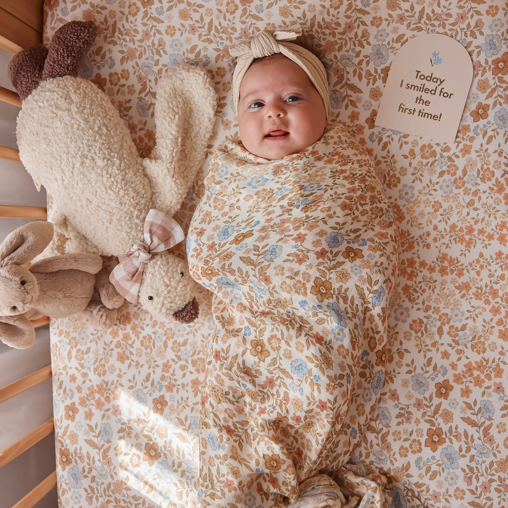 Broderie Organic Muslin Wrap Swaddle