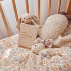 Broderie Organic Fitted Cot Sheet