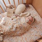 Broderie Organic Fitted Cot Sheet