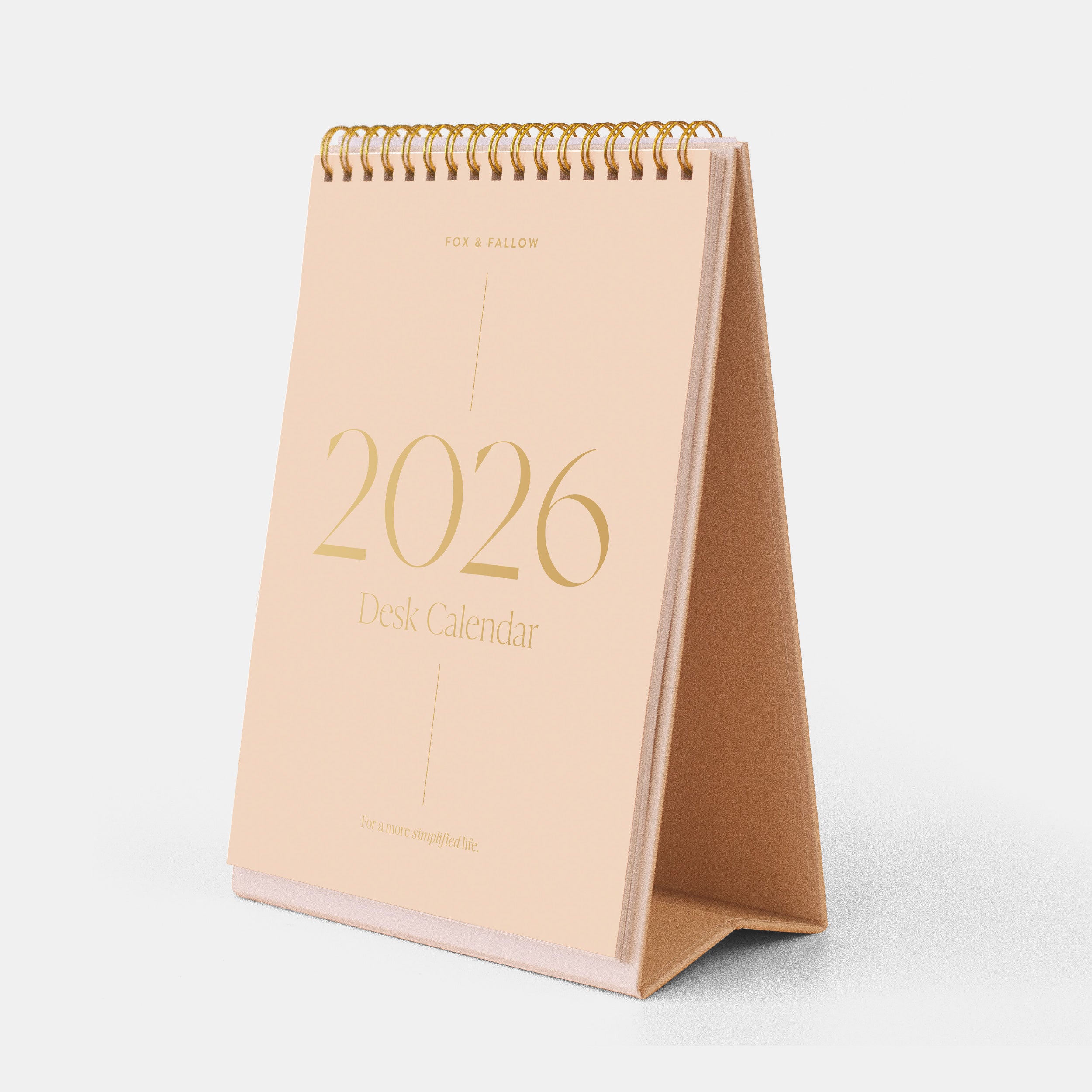 2026 Minimal Desk Calendar - LOW STOCK