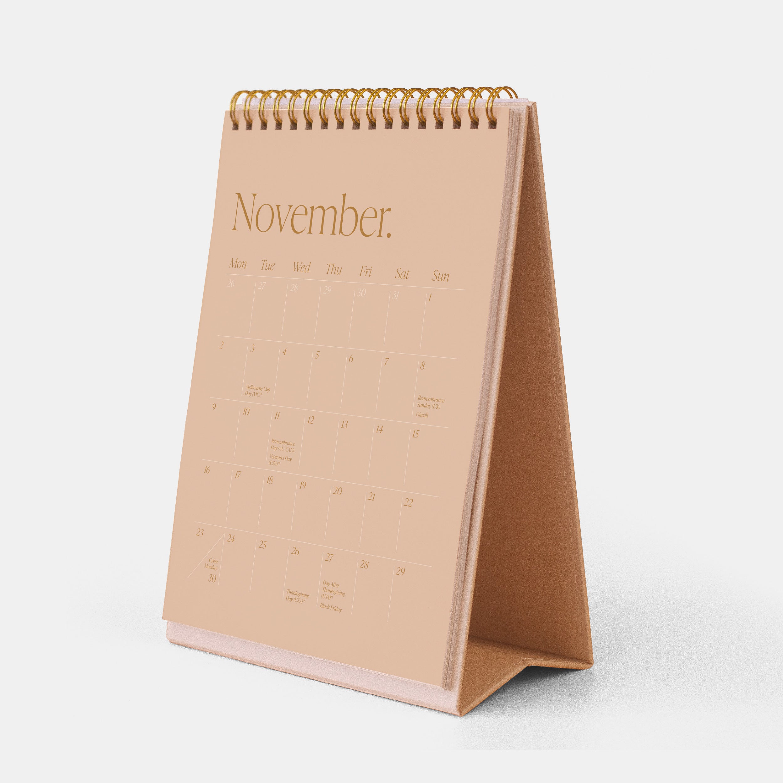 2026 Minimal Desk Calendar - LOW STOCK