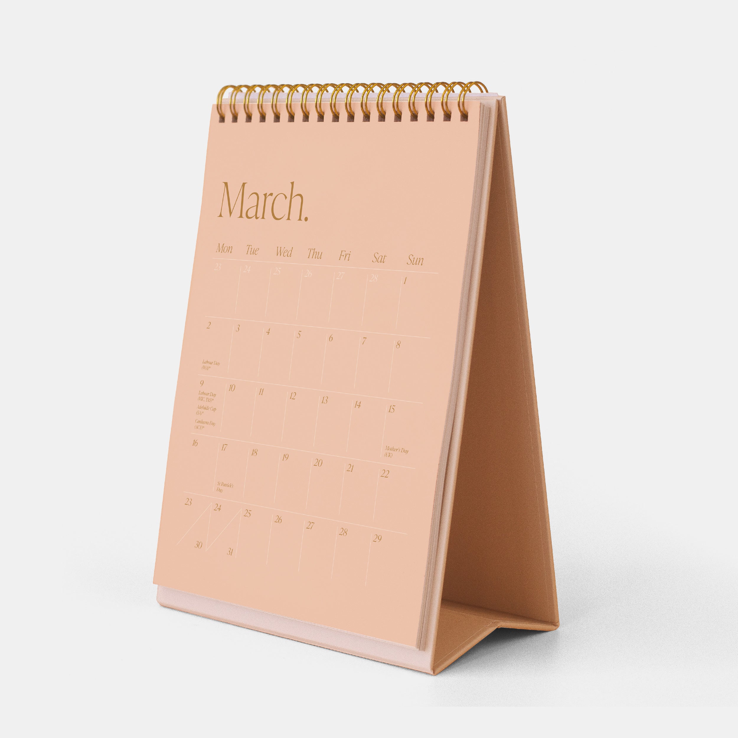 2026 Minimal Desk Calendar - LOW STOCK